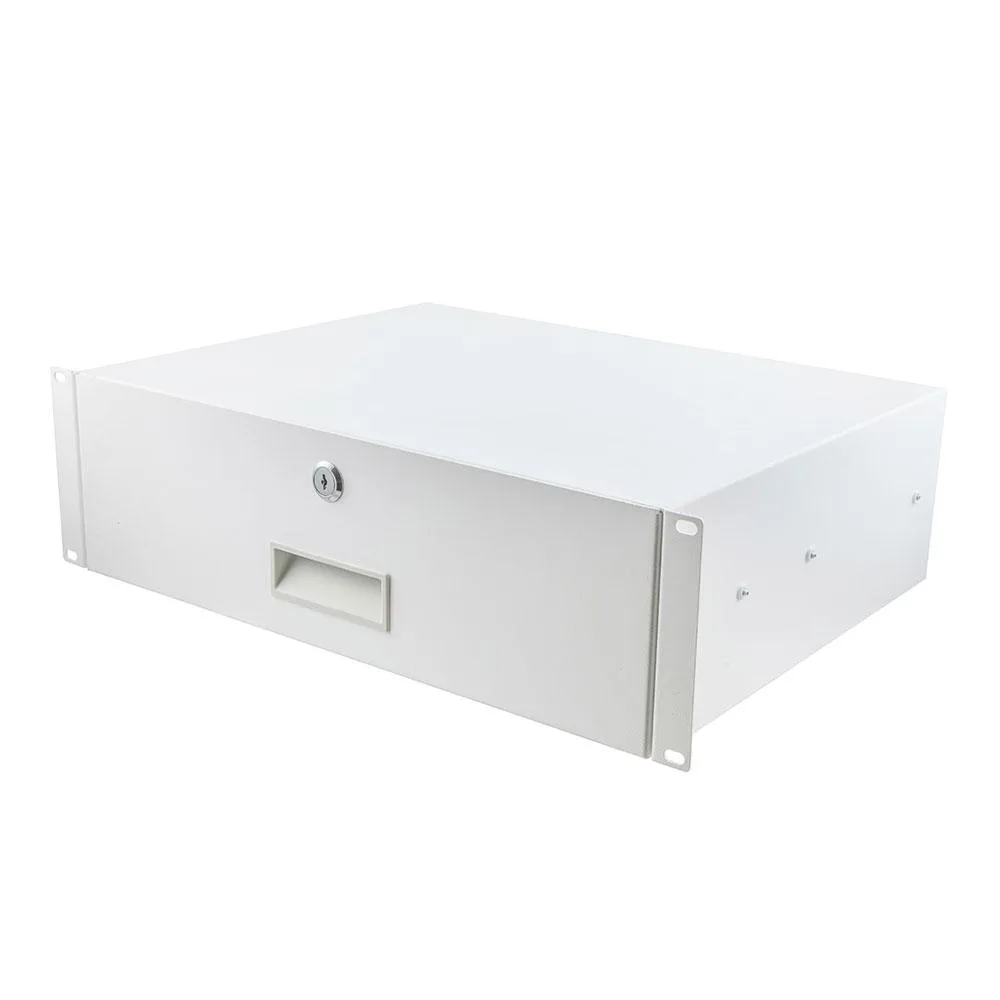 NavePoint NavePoint 19" Rack Mount Drawer 2U 13.7" Deep Signal White — product photo