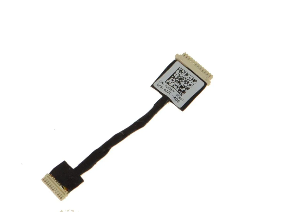 Flat grey ribbon cable with connectors at both ends