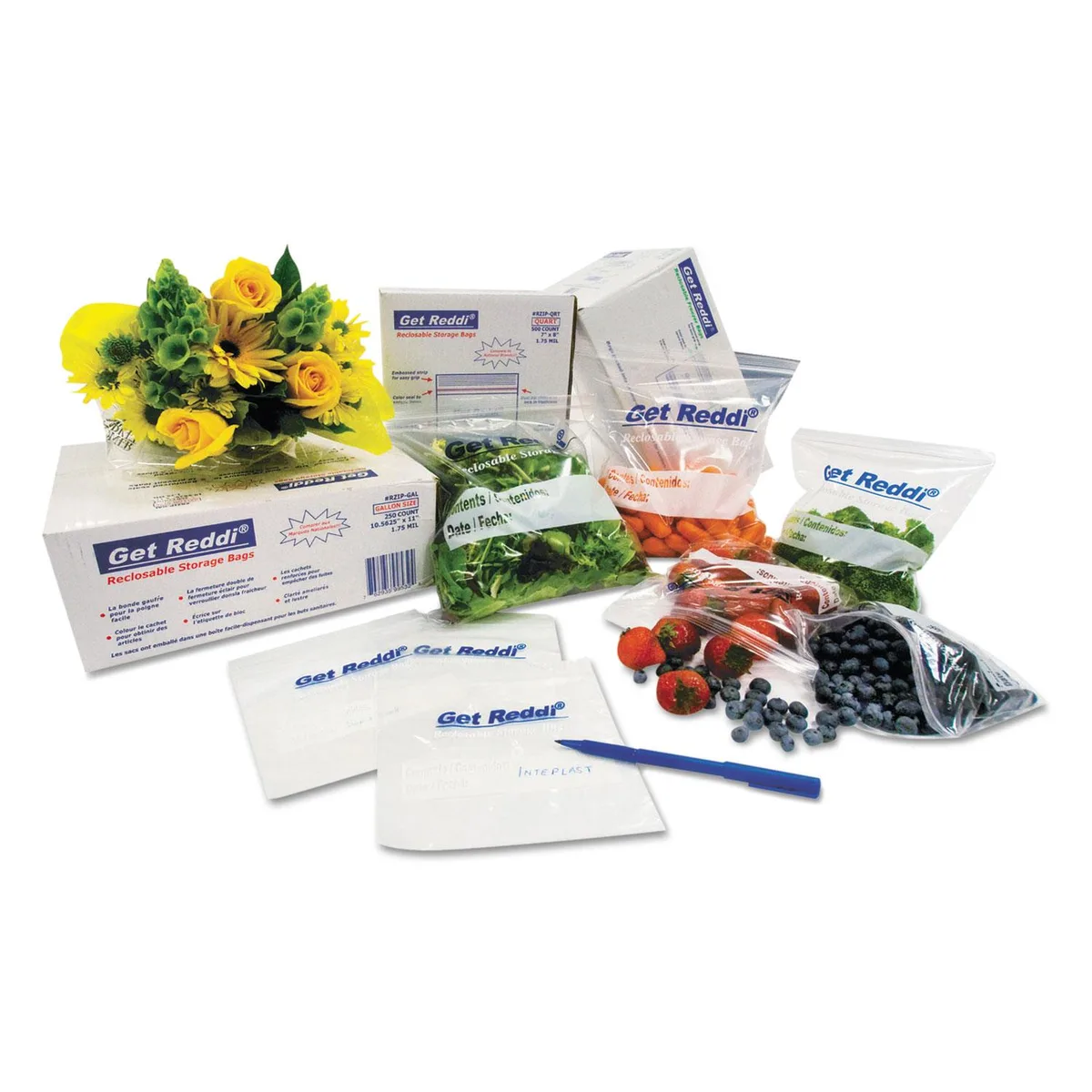Integrated Bagging Systems Integrated Bagging Systems Food Bags 3.5 qt 0.68 mil 8 x 15 Clear 1000/Carton PB080315 — product photo