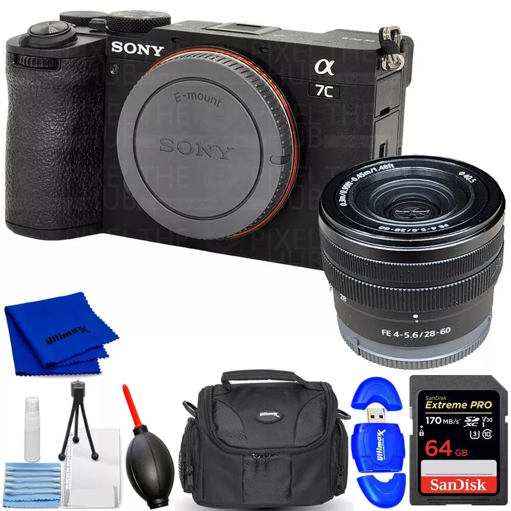 Sony Sony a7C II 33MP Compact Mirrorless Camera 28-60mm Kit Black — product photo