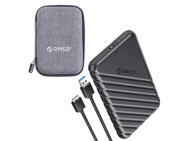 LORDWORLD LORDWORLD 2.5 inch SATA to USB 3.0 Enclosure with Carrying Case — product photo