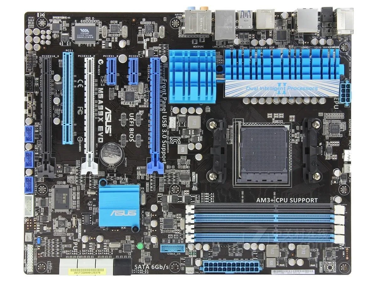 ASUS ASUS M5A99X EVO AMD 990X AM3+ DDR3 32GB ATX Motherboard — product photo