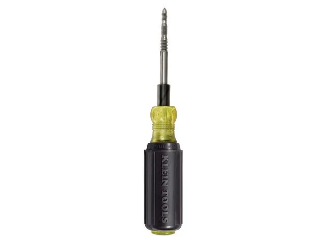 Klein Tools Klein Tools 626 6-in-1 tapping tool electrician tool 6-32 8-32 10-32 10-24 12-24 1/4-20 — product photo