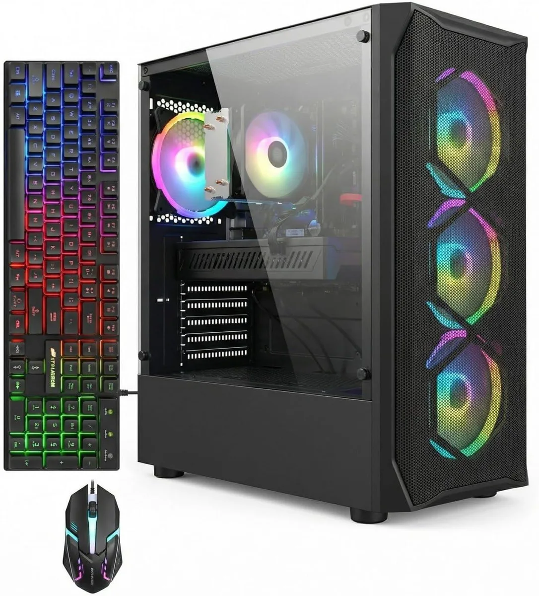 STGAubron STGAubron ABR0122 Gaming PC Intel Core i7-4770 3.4GHz Radeon RX 5500 XT 16GB 512GB SSD — product photo