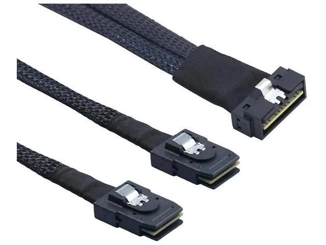 Fervit Fervit SFF8654 8i to 2×SFF8087 SAS breakout cable .5m — product photo