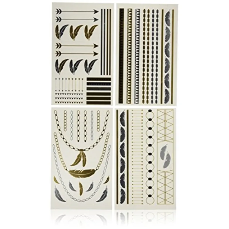 Allstar Allstar HJ011232 Hot Jewels Temporary Tattoos 4.0 CT skin care — product photo