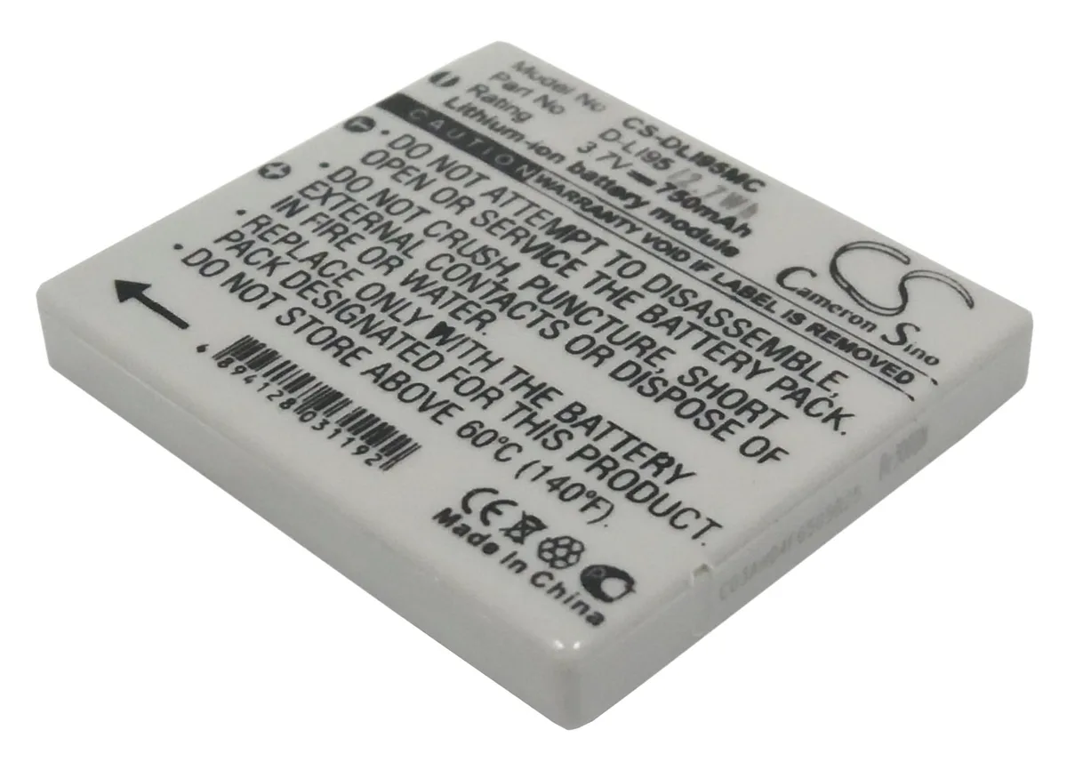 Cameron & Co Cameron & Co DS-CS-DLI95MC camera battery 3.7v 700mAh white — product photo