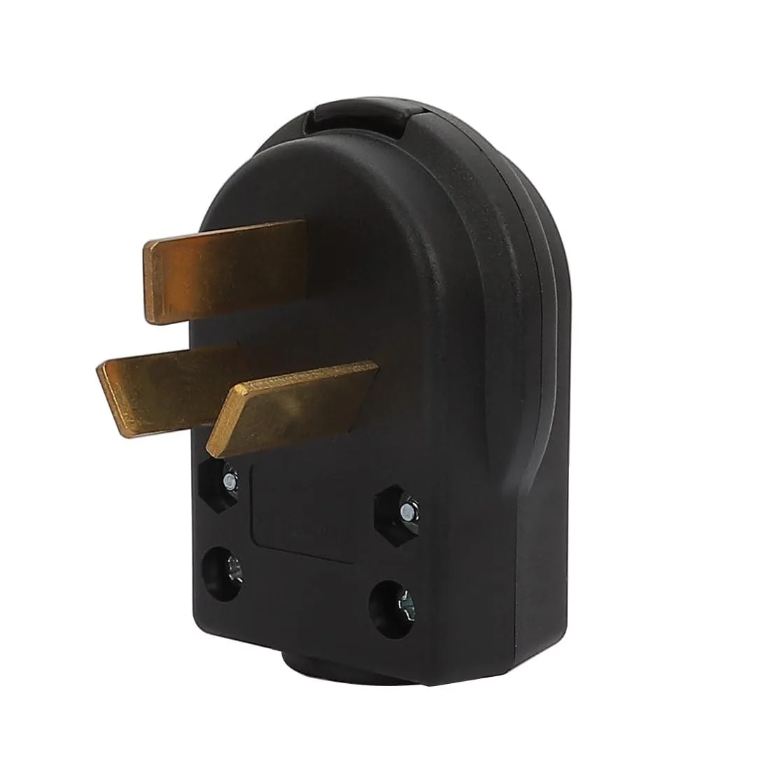 LORDWORLD LORDWORLD NEMA 10-50P 50A 125/250V Straight Blade Plug Black — product photo