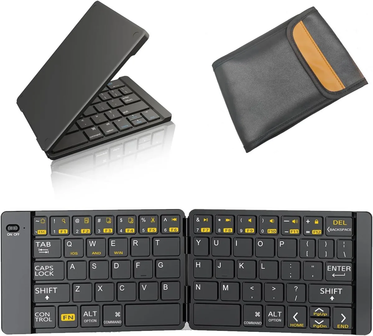 usbroway usbroway Foldable Bluetooth Gaming Keyboard 5.53oz 48h 180d — product photo