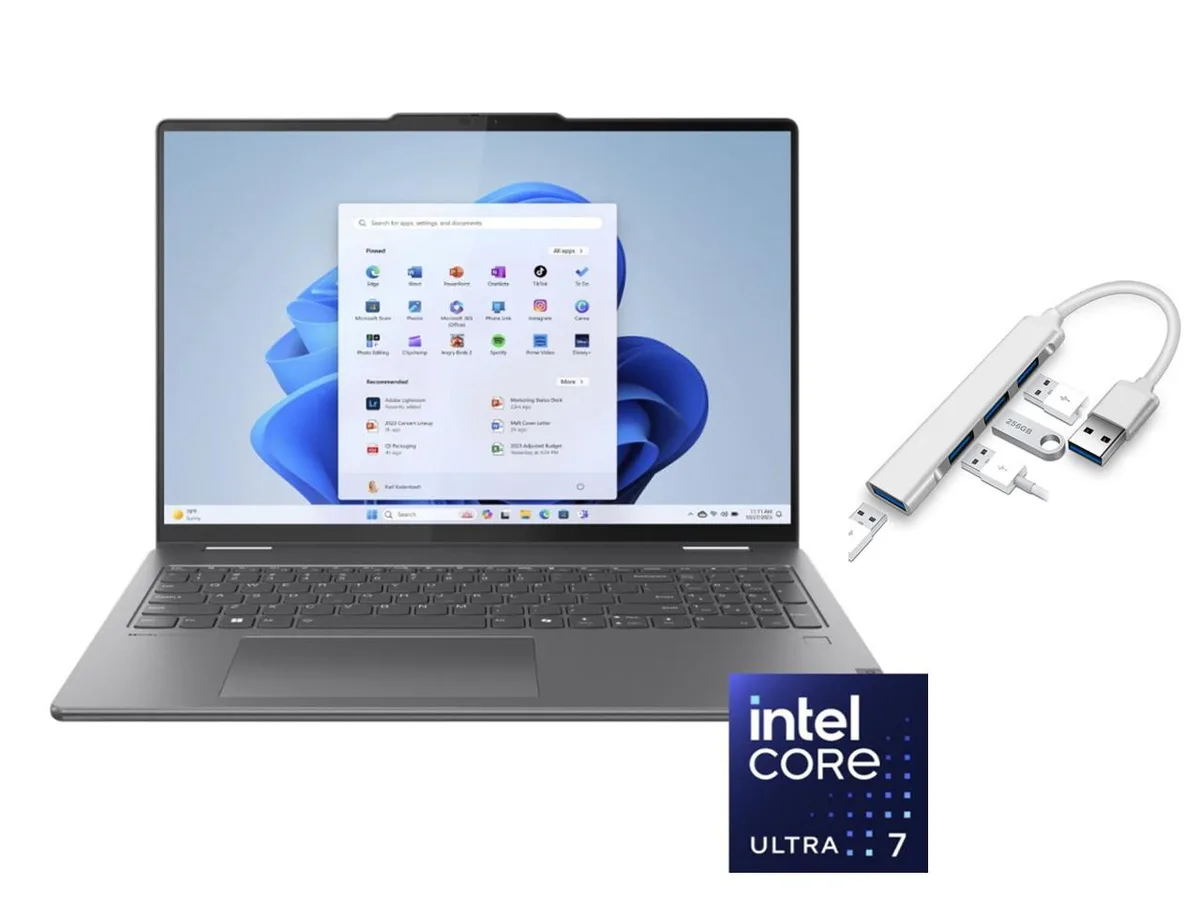 Lenovo Lenovo Yoga 2-in-1 16" WUXGA Touch Core Ultra 7 155U 16GB DDR5 1024GB SSD Grey — product photo
