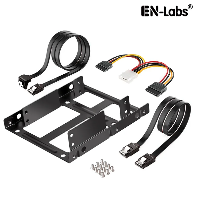 EN-Labs EN-Labs 2X25TO35MAKIT Dual 2.5" to 3.5" Hard Drive Adapter Kit — product photo