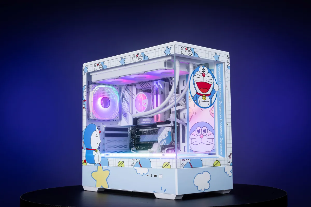 Corn Electronics Corn Electronics Bauhaus Micro-ATX ITX PC Case Doraemon Edition — product photo