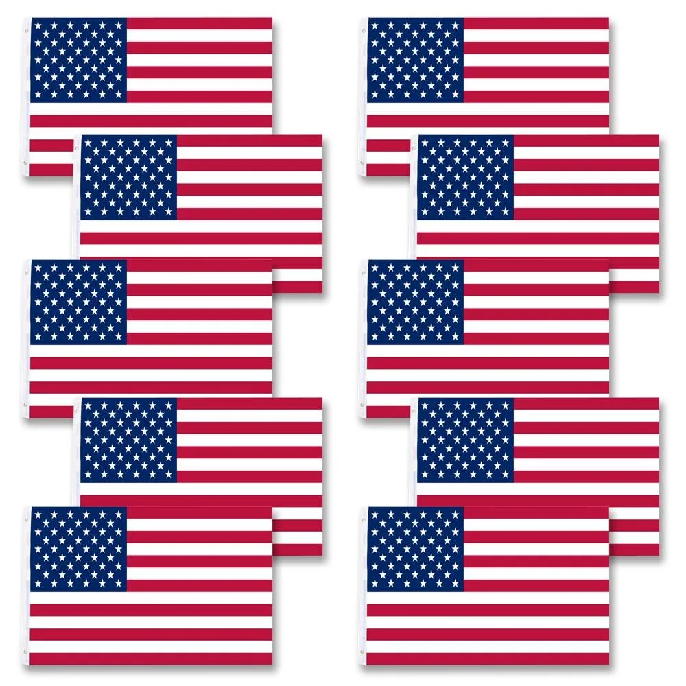 Yescom USA, Inc. Yescom USA, Inc. 22FLA001-US-35ORx10P 10 pack 3x5 ft flag — product photo