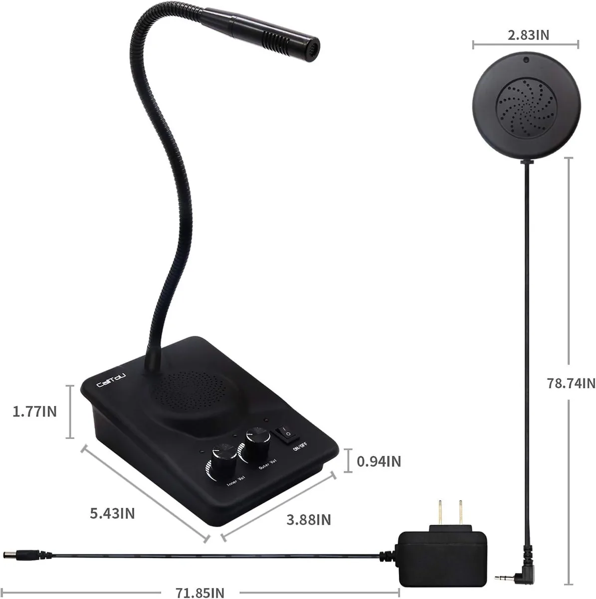 BFKK BFKK Window Speaker Intercom System WI08 — product photo