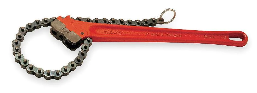 Ridgid 31315 chain wrench, 14 in alloy steel handle, double end jaws