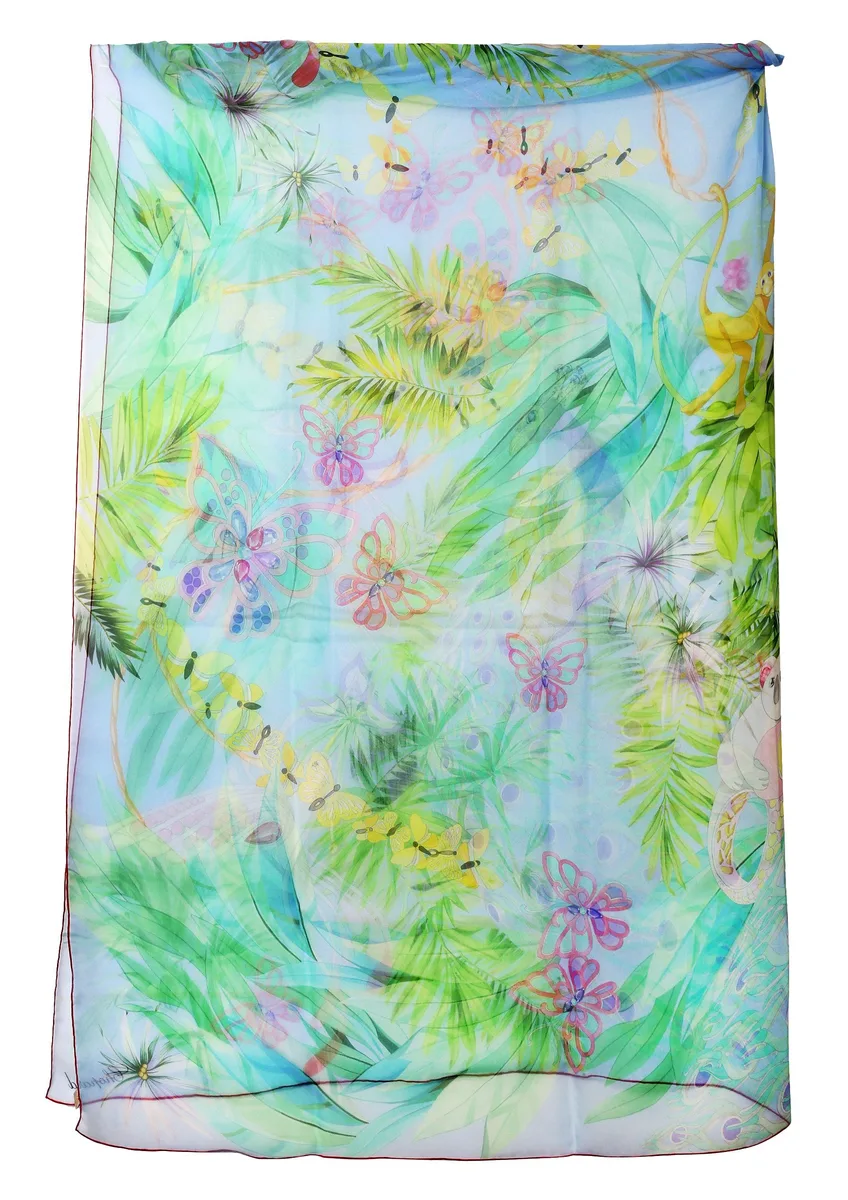Chopard Chopard Animal World Organic Silk Shawl 950050472 190 x 140 cm — product photo