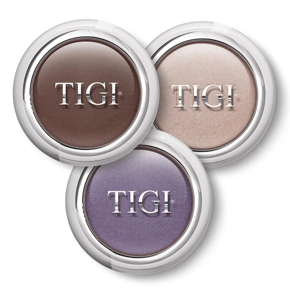 Tigi Tigi High Density Eyeshadow Trio Purple Haze Chocolate Champagne — product photo
