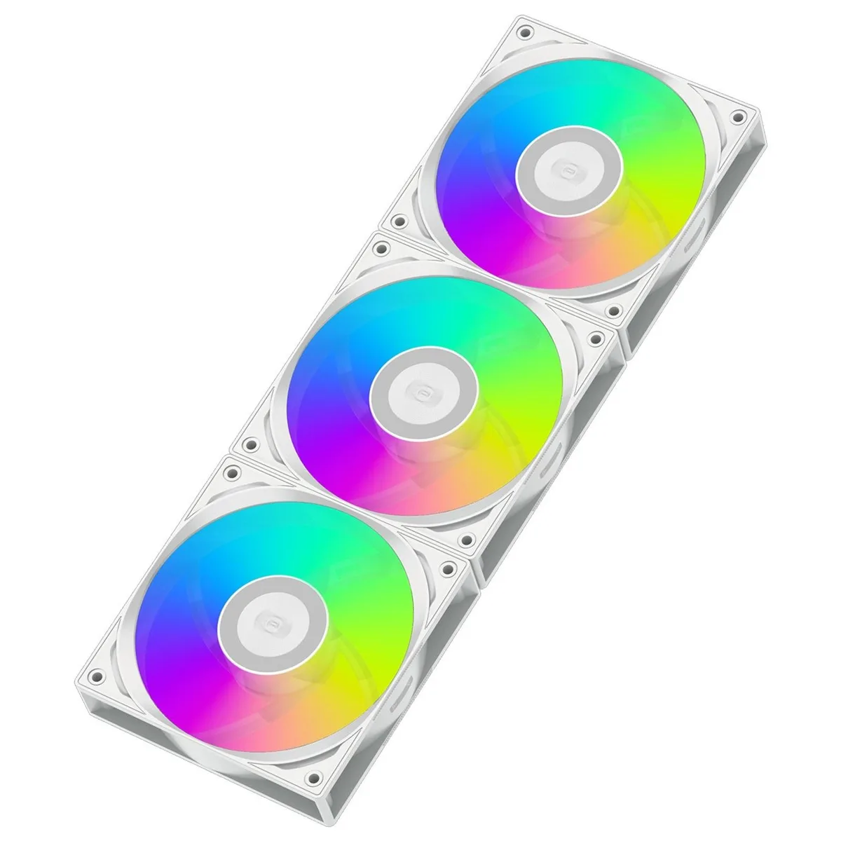 PCCOOLER PCCOOLER F3 S120 ARGB White 120mm Case Fans 3-Pack — product photo