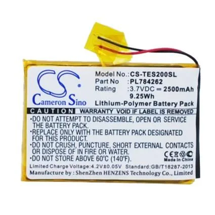 CameronSino CameronSino DS-CS-TES200SL 2500mAh GPS battery for TEASI One 2 — product photo