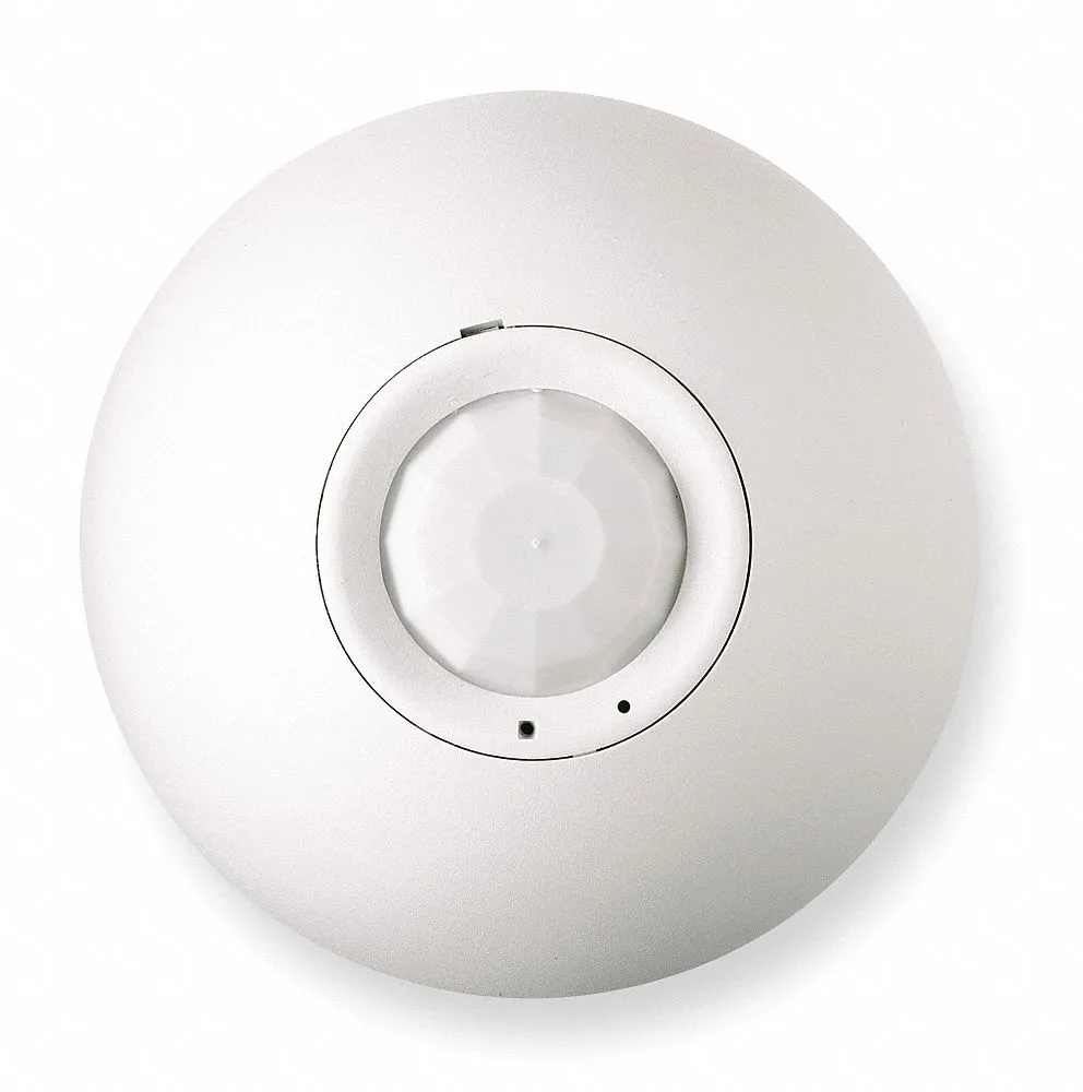 White circular ceiling occupancy sensor 4.5 in diameter