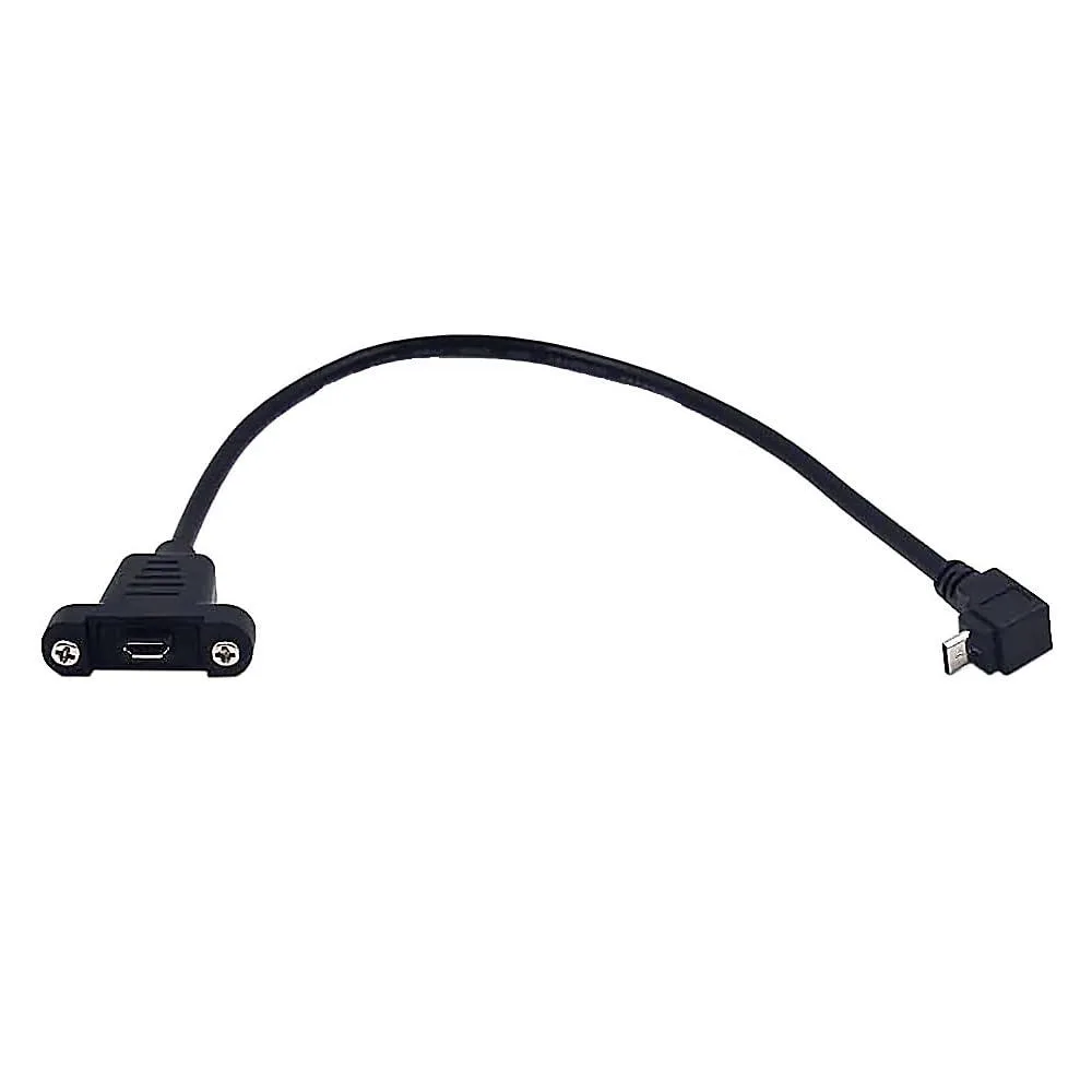 BUCIER BUCIER 0.3 m Micro USB Male-to-Female Extender with Screw Lock — product photo