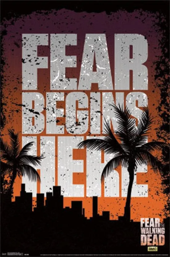 Posterazzi TIARP14321 Fear The Walking Dead teaser poster print 24 x 36 inches