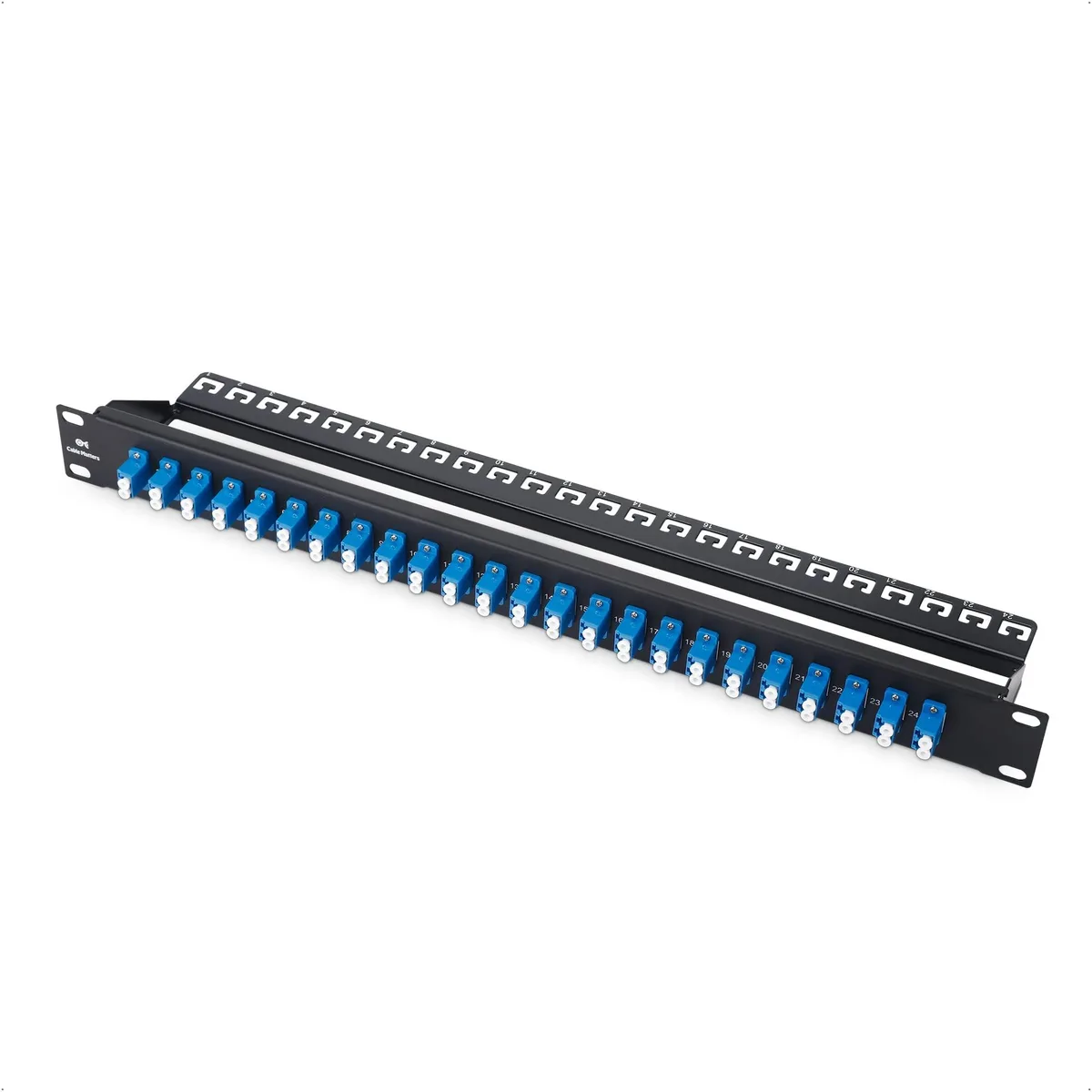  Cable Matters 1U 48 Fibers LC to LC OS2 Single Mode Fiber Patch Panel — product photo