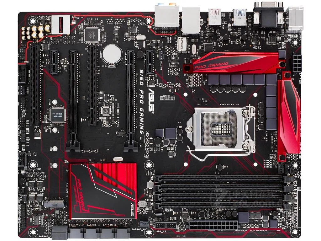 ASUS ASUS B150 PRO GAMING Intel B150 LGA 1151 DDR4 64GB ATX Motherboard — product photo