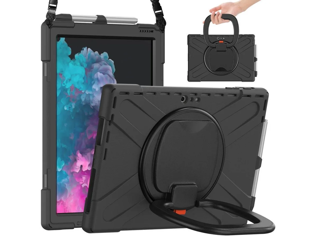 BONAEVER BONAEVER 360° rotatable protective laptop case for Surface Pro 7 Plus / 7 / 6 / 5 / 4 / LTE 12.3-inch — product photo