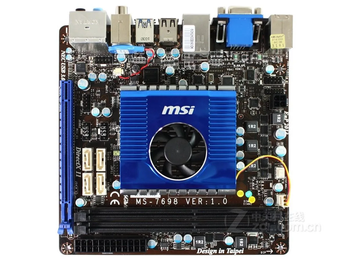 MSI MSI E350IA-E45 AMD Motherboard Socket FT1 — product photo