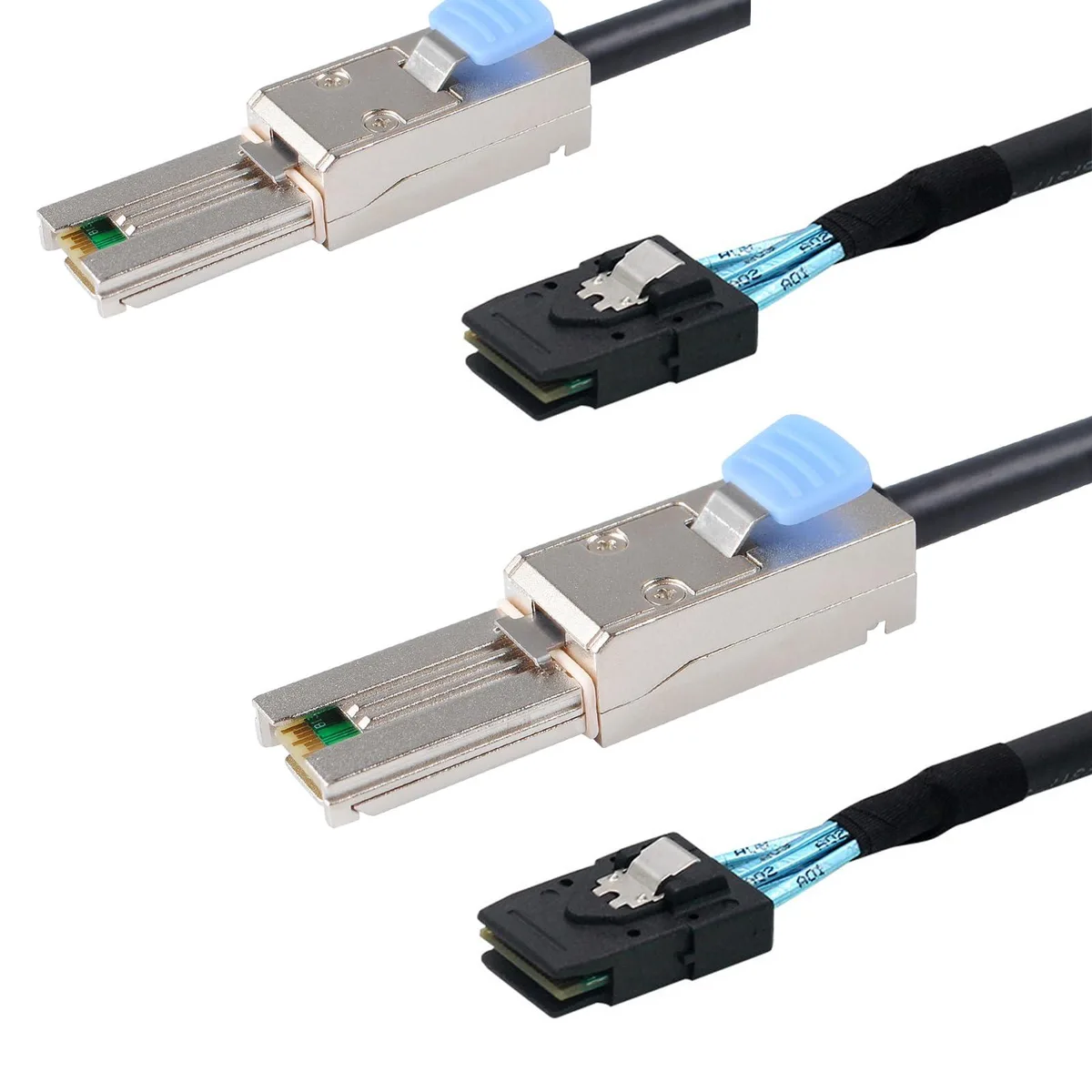 Vszerda Vszerda Mini SAS SFF-8088 26-pin to SFF-8087 36-pin cable 3.3ft 2-pack — product photo