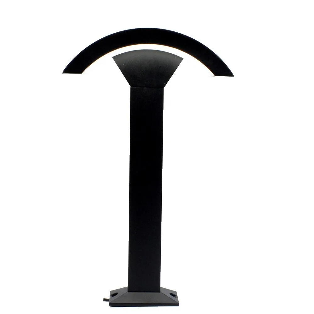 J&amp;H LED J&amp;H LED 12W Black Bollard Light CCT 27-40-50K — product photo