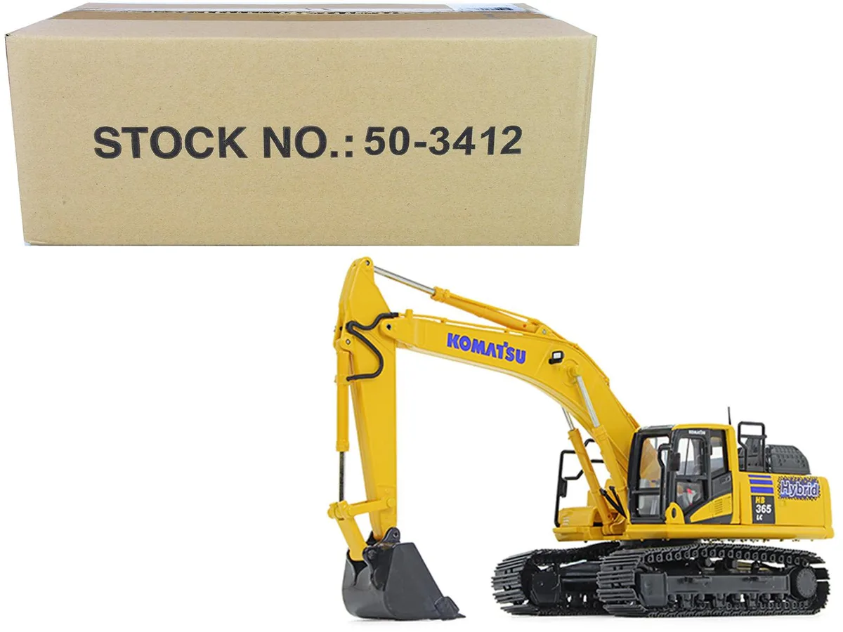 First Gear First Gear Komatsu HB365LC-3 Hybrid Excavator 1/50 Diecast Model — product photo