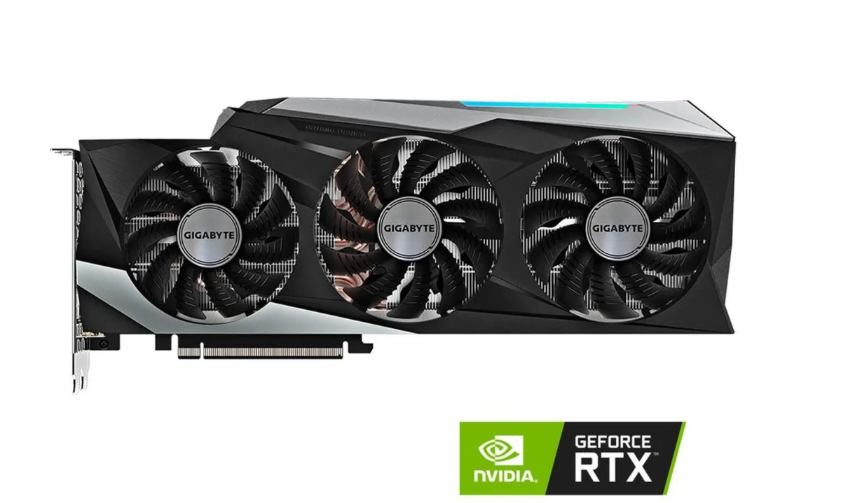 GIGABYTE GIGABYTE GeForce RTX 3080 GAMING OC 10GB REV 2.0 graphics card — product photo