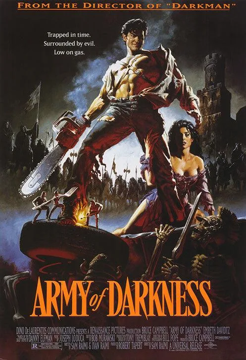 Army of Darkness poster print 22 by 34 inches on heavy paper