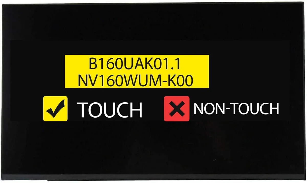 NUOLAISUN NUOLAISUN LCD Touch Screen B160UAK01.1 NV160WUM-K00 AUOE69B FHD+ 1920x1200 40Pin — product photo