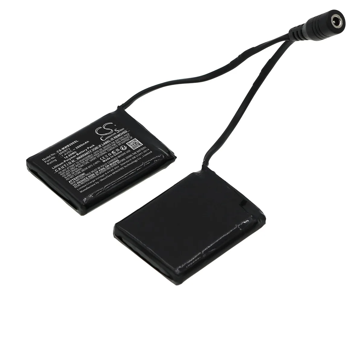 Cameron & Co Cameron & Co 7.4V 2000mAh Li-Polymer Battery for IXS Heat-ST Gloves — product photo