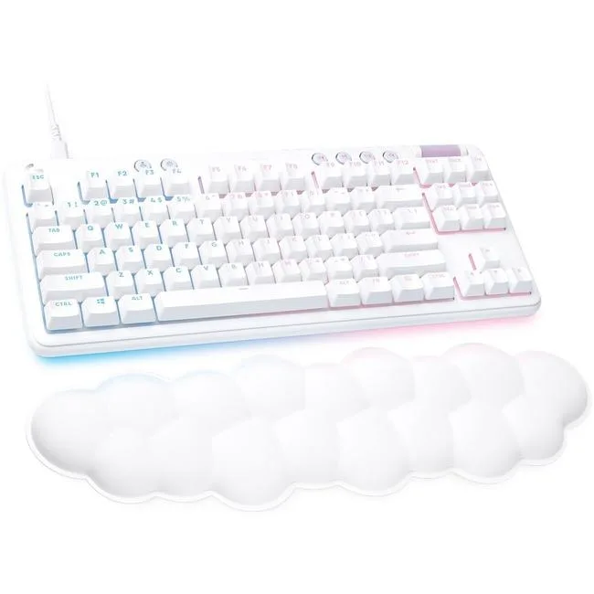 Logitech Logitech G713 Clicky Switches GX Blue Gaming Keyboard 920-010642 White — product photo