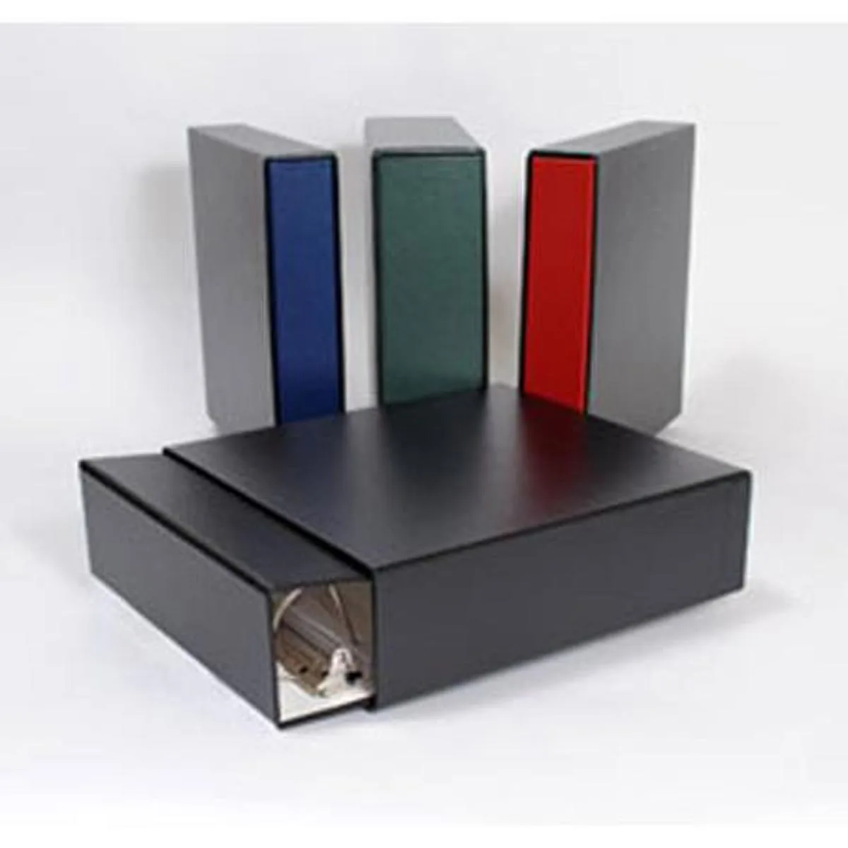 Archival Methods Archival Methods 2.5" Three-Ring Binder & Slip Case, Forest Green, 10x11 in — product photo