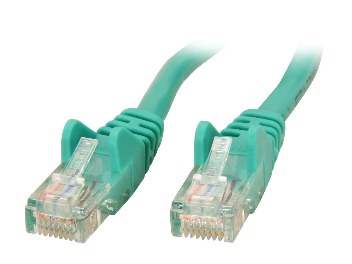 Belkin Belkin A3L791-05-GRN-S 5 ft Cat5e Green network ethernet cable — product photo