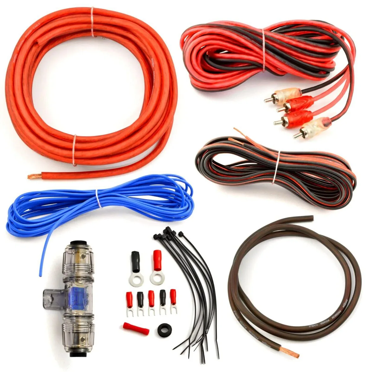 The Install Bay The Install Bay AK8OFC 1000 W 8 Gauge OFC Amplifier Installation Kit — product photo