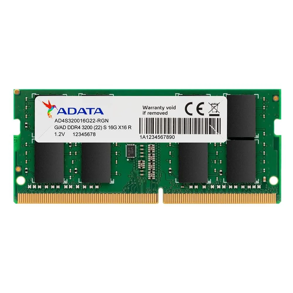 ADATA ADATA Premier 16GB DDR4 3200MHz CL22 260-Pin SODIMM laptop RAM — product photo