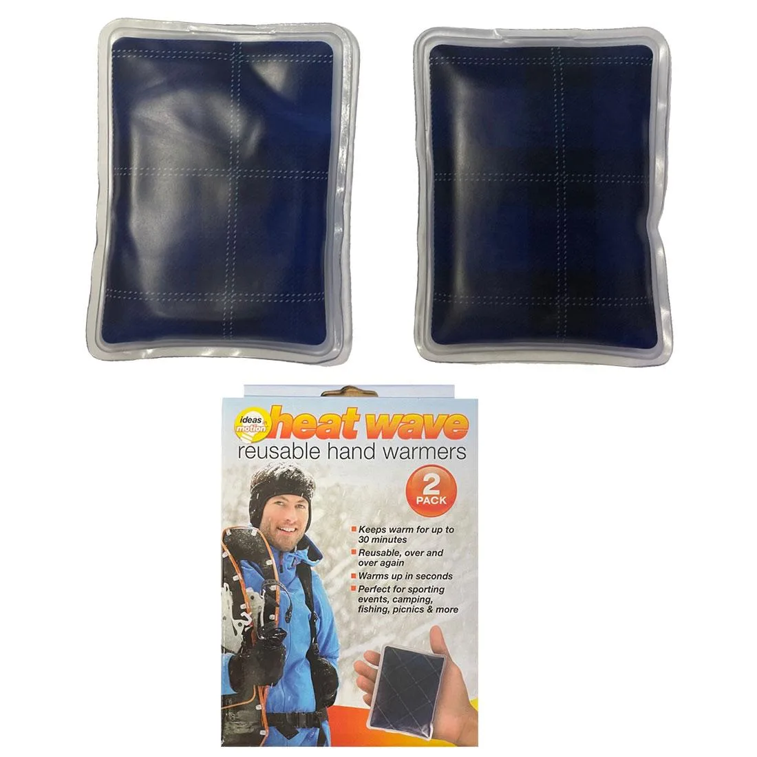 Ideas In Motion Ideas In Motion RHW-12-3537 2-pack reusable hand warmers — product photo