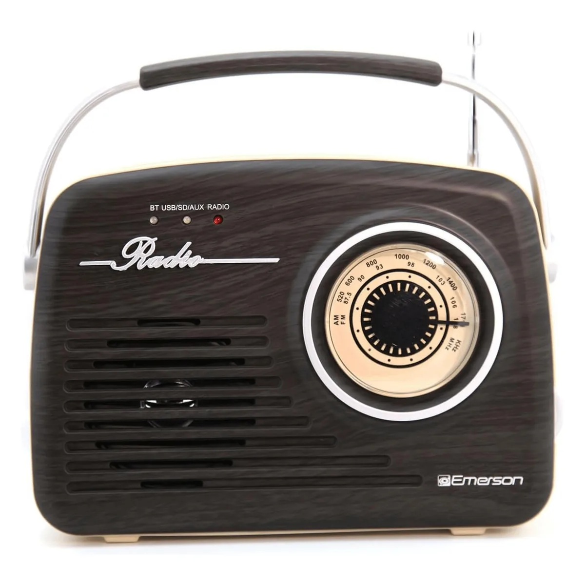 Emerson Emerson EAS-3002-ES Retro AM/FM Radio Bluetooth 5.3 Espresso — product photo