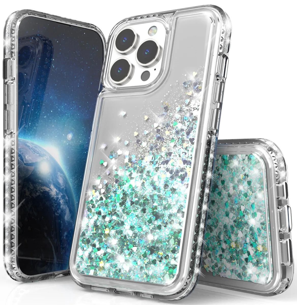 Nakedcellphone Nakedcellphone Liquid Waterfall Case iPhone 13 Pro 6.1 2021 Clear — product photo