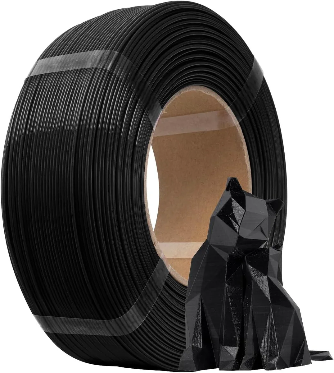 eSUN eSUN PLA+ Refilament 1.75mm 1kg Black spoolless — product photo