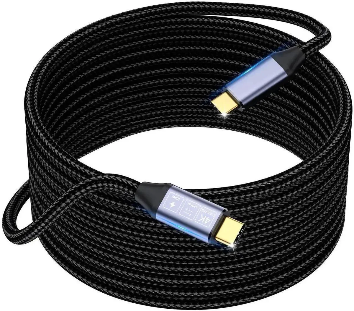 SMUGDESK SMUGDESK USB-C to USB-C 3.1 Gen 2 Cable 5m 16ft 10Gbps 100W 4K — product photo