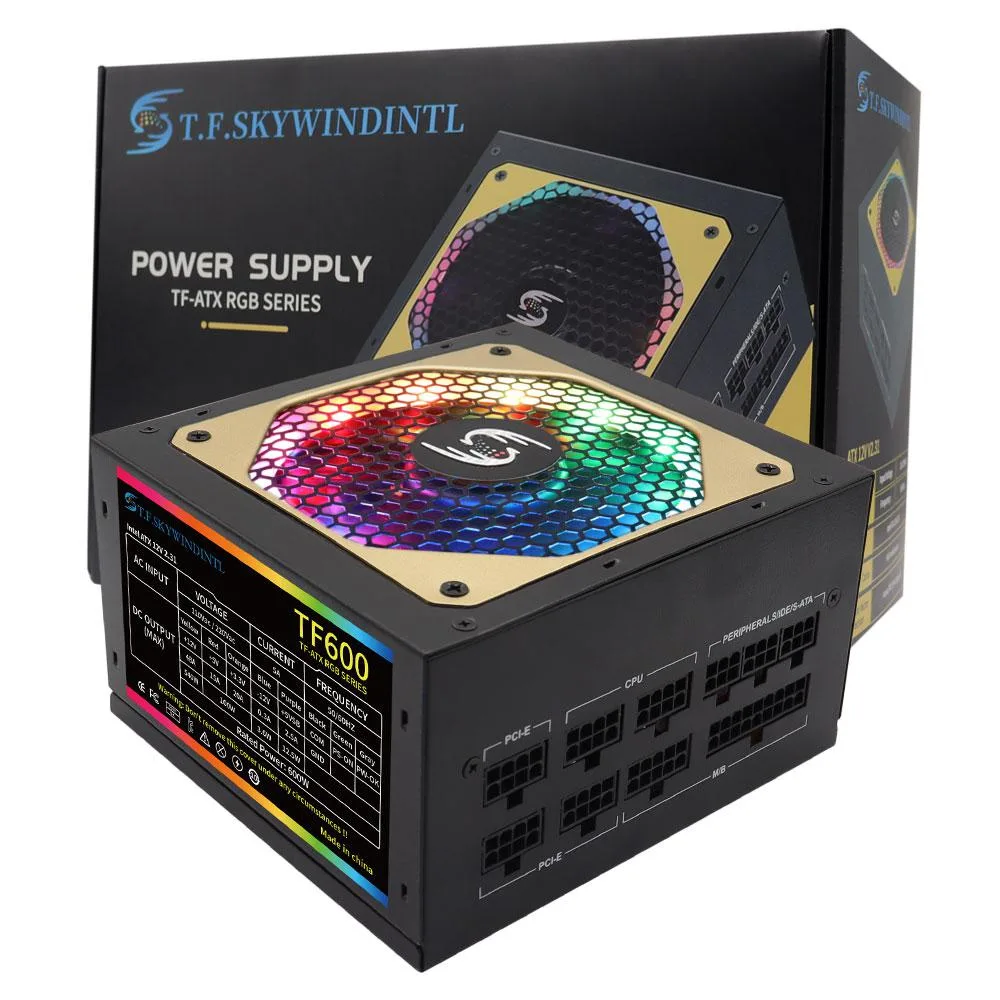 T.F.SKYWINDINTL T.F.SKYWINDINTL 700W 600W ATX Fully Modular Power Supply — product photo