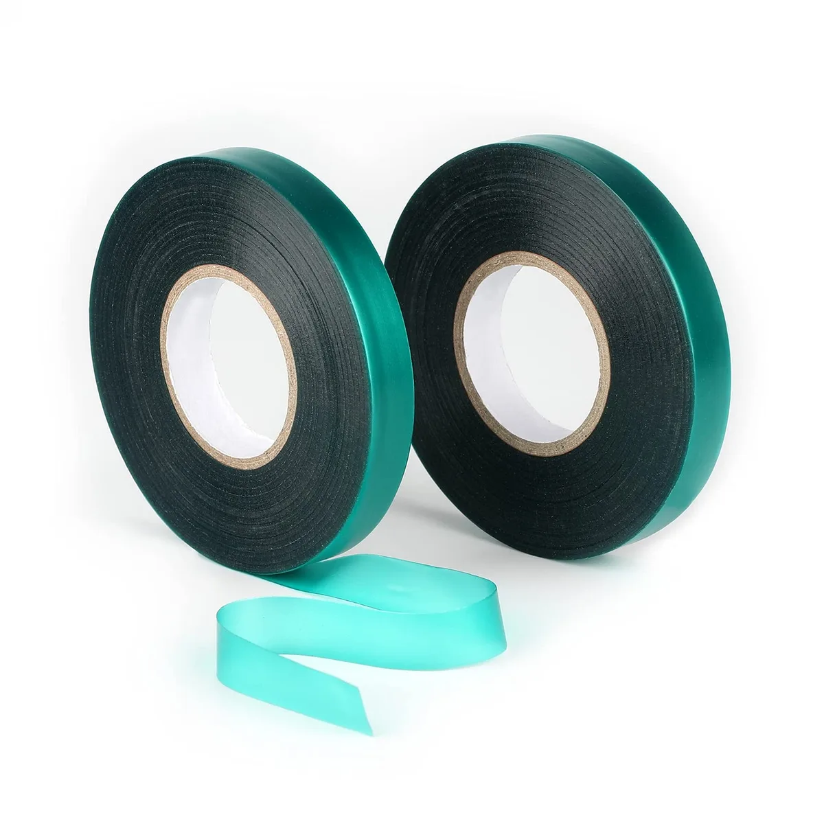  KINGLAKE GARDEN Stretch Tie Tape 2 Rolls 300 Feet 1/2" Green — product photo