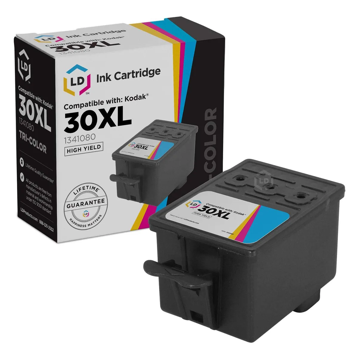 LD Products LD Products Compatible Ink Cartridge 30XL Tri-Color 550 Pages 1341080 — product photo